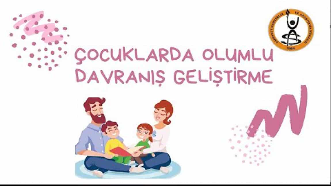 Çocuklarda Olumlu Davranış Geliştirme Konulu Veli Broşürü 